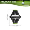 PATIKIL Golf Ball Marker Stencil 360 Degree Triple Track Golf