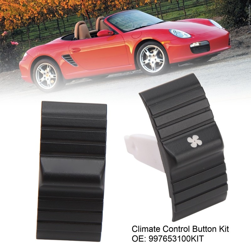 2PCS Climate Control Button Kit 997653100KIT Compact Structure Replacement For