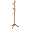 VASAGLE Solid Wood Coat Rack, Free Standing Tree-Shaped Coat Rack