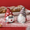 2 Pcs Christmas Gnome Cute Salt and Pepper Shakers Set,