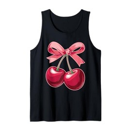 Cute Cherries | Cherry Bow | Cherry Fashion Tank Top