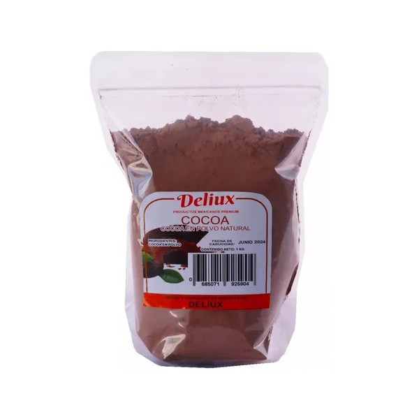 Cacao En Polvo Cocoa 100% Natural Oaxaca Artesanal 1 Kilo