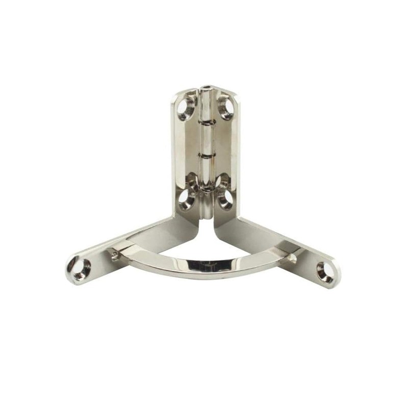 Pack of 2 Support Spring Hinges, Zinc Alloy Concealable Quadrant