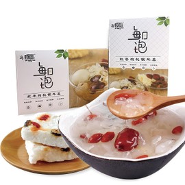 Tremella & Red Date Soup Mix - Freeze-Dried Instant Dessert, 7 Single-Serve Packets (105g) | with Goji Berries & Cinnamon | Vegan, Gluten-Free