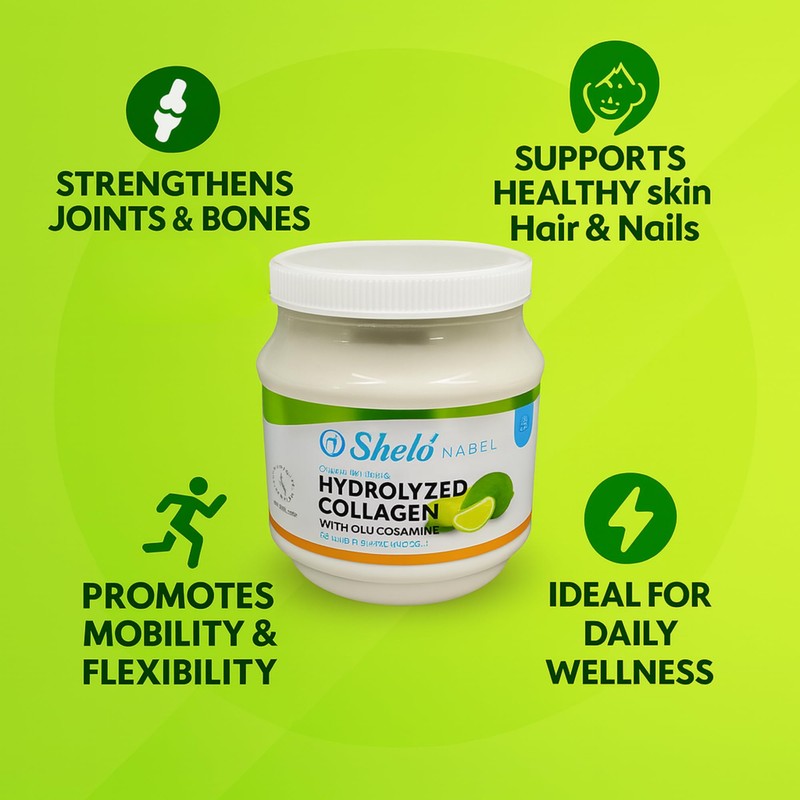 Colageno Limon Shelo Nabel Polvo/Collagen Lemon Powder Coyunturas Huesos Dolores