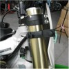 4 Pieces Motorcycle Headlight Mask Rubber Fix Mounts Strips Motocross