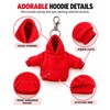 Mini Hoodie Stress Ball Keychain – Cute Detachable Sweatshirt Key