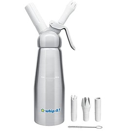 Whip-It! 1/2 L Element Cream Dispenser, 1/2-Liter, Silver