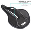 QIKU Super Lightweight Carbon Fibre Saddle 3K Cushion Black (240-143)