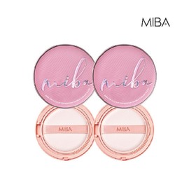 미바 왕쿠션 시즌3 본품2통(심플+심플)+리필2통 MIBA King Cushion Season 3 2 Main Units (Simple + Simple) + 2 Refills