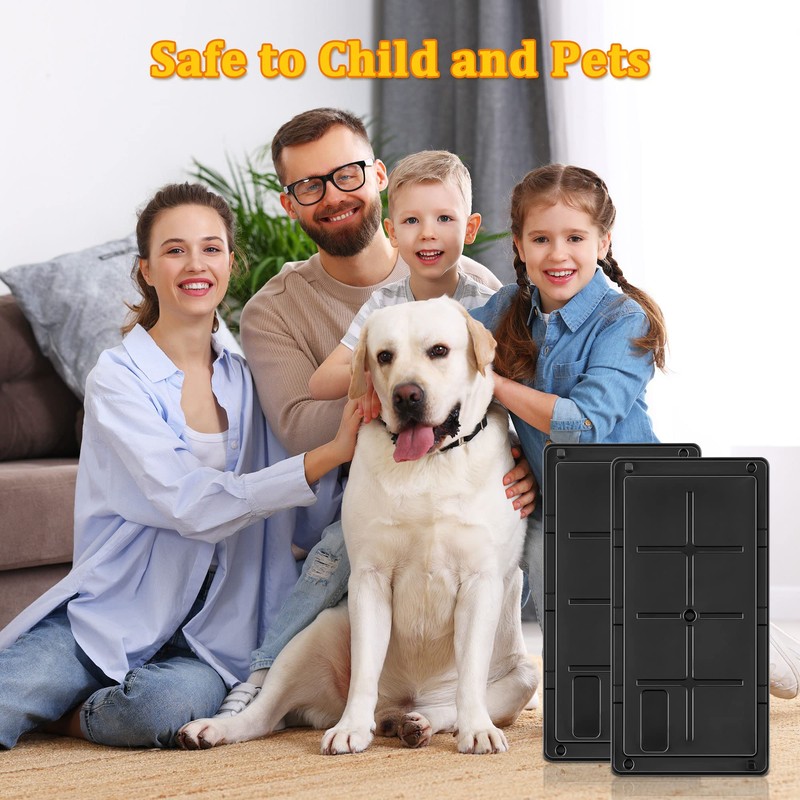 Qualirey 12 Pack Glue Traps for Rats and Snakes, Larger