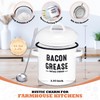 ONEARF Bacon Grease Container with Strainer - Large 46OZ Kitchen