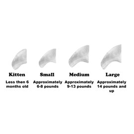 Purrdy Paws 1 Year Supply Soft Nail Caps for Cats Clear Kitten - Extra Adhesives