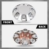 G-PLUS Wheel Center Caps Chrome Hub Cap Compatible with GMC