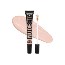 Nudestix NudeFix Cream Concealer, Lightweight Liquid, Natural Finish Makeup, Hydrating, Brightening, Under Eye Dark Circle Corrector, Reduces Redness and Blemishes, Shade: Nude 2, 0.34 fl oz (10 ml)