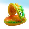 Swim Ring Awning Unique Shape Gasbag Comfortable Backrest Swimming Ring