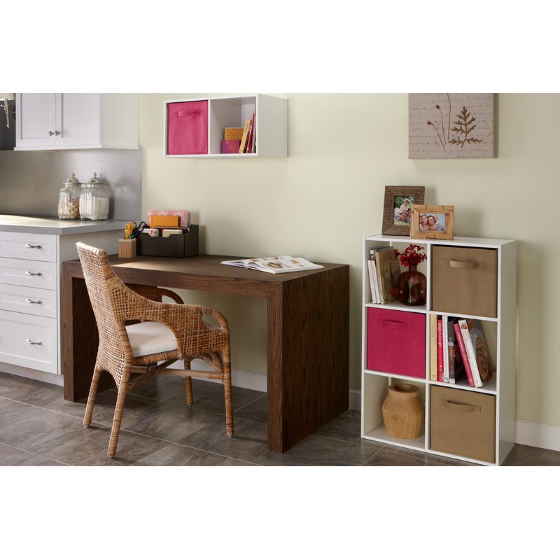 ClosetMaid Closetmaid Decorative Home Stackable 6 Cube Cubeicals Organizer Storage