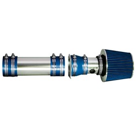 Rtunes Racing Short Ram Intake Kit + Filter Combo BLUE Compatible For 94-96 F-150 / Bronco 5.0L 5.8L V8