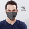 NUÜR Washable Face Mask, 3 Layer Design, Air Valve and
