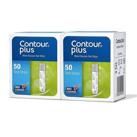 Contour Plus paquete de 100 tiras para glucómetro