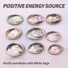 BRBASAP Large Abalone Shell Bowl 4-4.5 Inch Natural Smudge Bowl