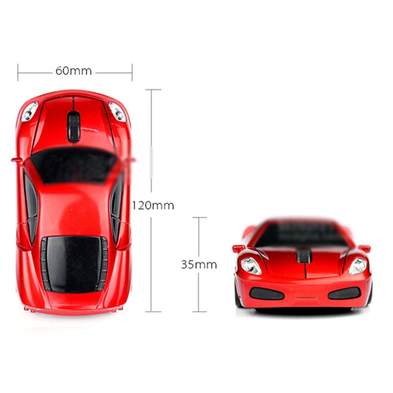MGbeauty Wireless Mouse Sports Car Mouse Computer Optical Mice for