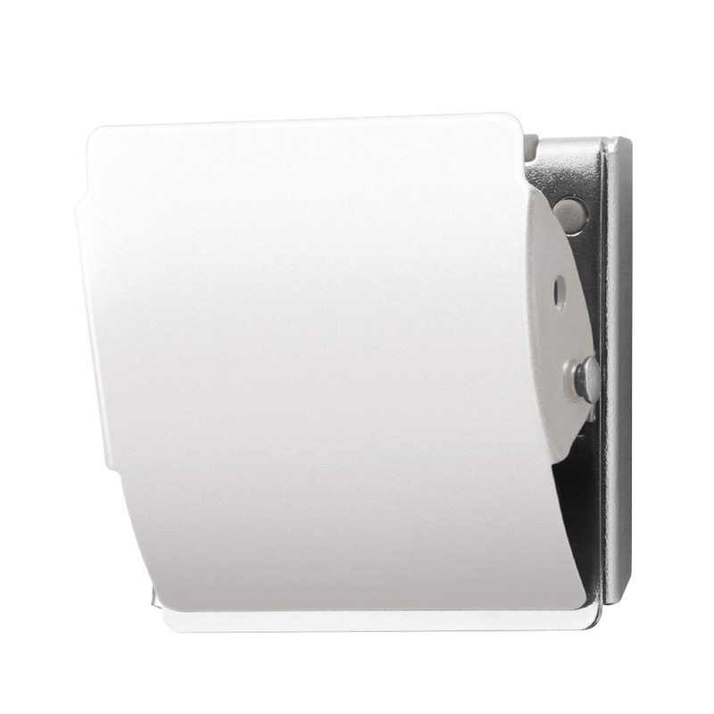 Plus Extra Strong Magnetic Clip Large White - 3 Pack