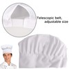XZSKD 4pcs Chef hat, chefs hat,chef apron, for Adults Adjustable