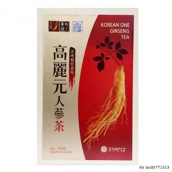 Ginseng tea 3gx100 packets wooden box special insurance gift / 인삼차 3gx100포 목함  특판보험선물