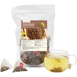 MQUPIN Chrysanthemum Cassia Tea, Combination Health Tea Bags 8.8 oz (0.18oz×50bags),Cassia,Wolfberry,Osmanthus,Honeysuckle,Herbal Tea