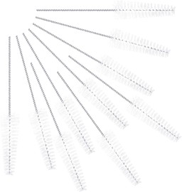 Hearing Aid Cleaning Tool Hearing Aid Vent Tube Brush Tube Cleaning Tool Small Pipe Brush for Clean Small Holes or Pipes (10 Pieces)