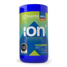 ION X | Essential Keto| Bebida Hidratante Orgánica | Electrolitos + Vitamina C |Totalmente libre de carbohidratos | Rinde 50 porciones | 500gr