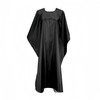 Rcxnm Black Nylon Hairdressing Cape with Elastic Waist and Buckles,
