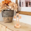 Tiardey Wooden Cross with Base, Wooden Cross for Standing, Cross