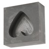 Graphite Casting Mold Professional Heart Shaped Ingot Casting Refining Mould
