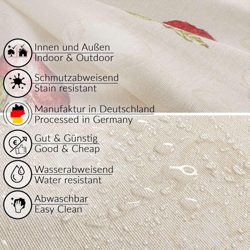 Tablecloth Made of Fabric Textile Washable Table Linen Tablecloth Cotton