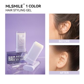 MLSMILE Hair Wax Stick for Kids, Hair Styling Stick with Built-in Comb, hair balm stick, Slick Stick Hair Care for Women, hair gel stick for Fly Away & Edge Frizz, Hair Refreshing Non-Greasy