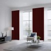CUCRAF Burgundy Red Blackout Curtains 52X84 Pack Of 2 Thermal
