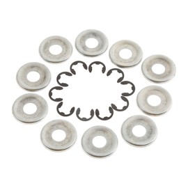 Hicello 10 Sets Clutch Drum Washer, Clutch Washer and E-Clip Kit for STIHL 017 018 021 023 025 MS170 MS180 MS230 MS210 MS250 9460 624 0801/0000 958 1022