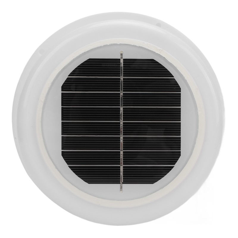 Solar Powered Vent Fan with Mounting Screws Ceiling Exhaust Ventilation