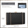 UBORSE Women’s Formal Evening bag Woven Purse Evening Clutch Woven