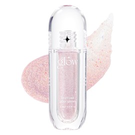 glow shattered glass glitter #unknown : Hypoallergenic, Vegan-Friendly, Liquid-type glitter eyeshadow that shimmers like shattered glass in every angle, 0.1 oz