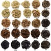 Messy Rose Bun Hair Piece Synthetic Hair Scrunchies Extension Curly