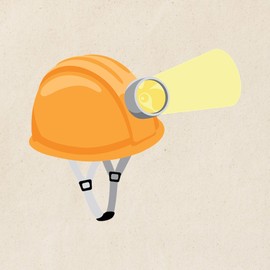 CafePress Cave Climbing Helmet Tote Bag Reusable Natural Beige Canvas Shopping Bag