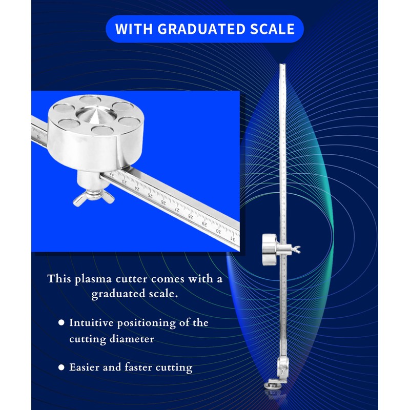 Plasma Cutting Compass, Stainless Steel Plasma Cutter Torch, Circle Guide