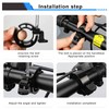 4 PCS Bike Bell,Aluminium Alloy Super Loud Invisible Bicycle Horn,Universal