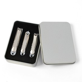 Celltem Partners Well-Sharpened Nail Clipper Set, Lever Cut Nail Clipper 3-Piece Set, Cuticle Nail Clipper Silver Nail Clipper Set