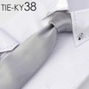 Dress Code 101 TIE-KY Men's Necktie, Solid Color, Silk Blend,