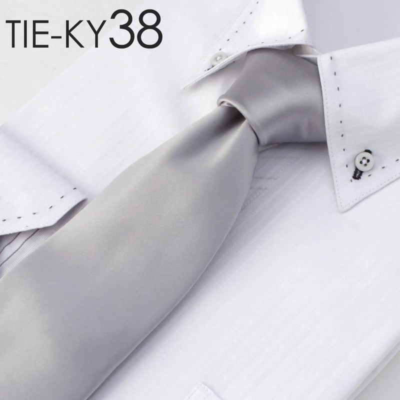 Dress Code 101 TIE-KY Men's Necktie, Solid Color, Silk Blend,