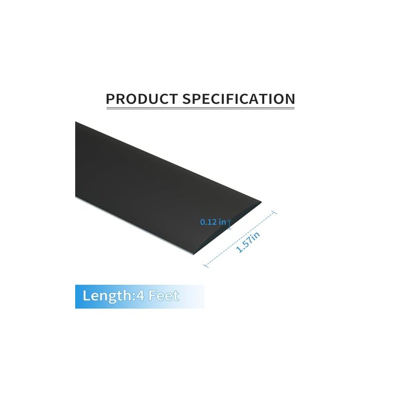 Floor Transition Strip - Self Adhesive Vinyl Flooring Trim for
